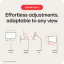 LG SMART Monitor Swing 32U889SA-W - 4K UHD IPS Touchscreen 32 inch, HDR10, Ergonomic Rolling Stand, Built-in Speakers, Wifi, Bluetooth, Airplay webOS Smart TV app, HDMI, USB-C, POGO, White - 5