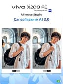 vivo X200FE 5G,Cameraphone ZEISS Teleobiettivo 50MP,Smartphone ZEISS 6.31" Master Color Display,12+12GB RAM,512GB ROM,Dimensity 9300 plus,IP68+IP69,6500mAh,90W FlashCharge,NFC, Black Luxe - 9