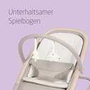 Maxi-Cosi Kori 2-in-1-Babywippe mit Spielzeugbogen, 0–2 Jahre, bis zu 15 kg, Baby Bouncer, 3 mit einer Hand einstellbare Liegepositionen, Easy-in-Gurt, leicht und kompakt, Eco Care, Classic Beige - 5