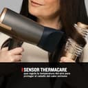 Remington Secador de Pelo Professional ONE, sensor Thermacare para proteger cabello, iónico, 8 ajustes, 4 accesorios, reductor encrespamiento, neceser para guardar, D6078 - 3