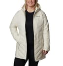 Columbia Heavenly Long Hooded Jacket, Chaqueta Acolchada Con Capucha para Mujer, Chalk, Talla XS - 6