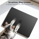 EooCoo Case Compatible for MacBook Pro 16 inch M5 M4 M3 M2 M1 Pro/Max A3428 A3429 A3186 A3403 A2991 A2780 A2485, 2026 2025-2021, [Show Original Texture] Ultra-thin Matte Hard Shell Cover, Frost Black - 4