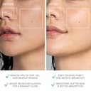 FOREO LUNA 4 mini, spazzola detergente viso, Massaggio viso, Favorisce l'assorbimento delle formule di skincare, Spazzola viso da viaggio, Per tutti i tipi di pelle, Arctic Blue - 5