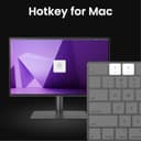 BenQ Creative Pro PD3225U Monitor da design Mac 32” 4K UHD 3840x2160, 2000:1, IPS, Thunderbolt 3, Display P3, DCI-P3, sRGB, Rec.709, HDR, KVM, Hotkey Puck G2, ICCSync, KVM - 3