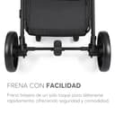 KikkaBoo Silla de Paseo Ligera URBAN, Carrito Bebe Desde Nacimiento Hasta 22 kg, Plegado con Una Mano, Compacto, Ruedas EVA Con Suspensión, Manillar Ajustable, Negro - 9