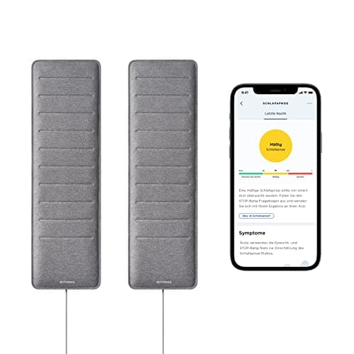 Withings Sleep Analyzer Package - Exclusive Pack of Two Clinically Validated Under Mattress Sleep Trackers with Sleep Apnea Detection and Sleep Cycle Analysis [Amazon Exclusive]