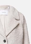 Comma Boucléjacke mit Rippbündchen und Reverskragen - 6
