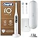Oral-B iO Series 7 Plus Edition Electric Toothbrush, Plus 3 Replacement Toothbrush Heads, 5 Cleaning Modes for Dental Care, Travel Case, Designed by Braun, White Alabaster - 1