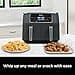 Ninja DZ201 Foodi 6-in-1 2-Basket Air Fryer with DualZone Technology, 8-Quart Capacity, and a Dark Grey Stainless Finish - 6