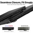 Soonjet CrackGuard for MacBook Pro 14 inch Case M5 M4 M3 M2 M1 Pro/Max 2025 2024-2021 [Anti-Crack Upgrade] [100% Match Official Color] Cover Protective Hard Shell Case Laptop - Space Black Clear - 5