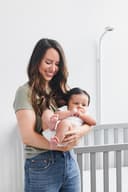 Nanit Bodenständer für Nanit Pro Babyphone - Baby Kamera Zubehör mit Ladeanschluss, Kabel - Babymonitor - Weiß (Kamera Nicht enthalten) - 7