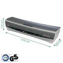 Leitz 75180084 -Plastificadora iLAM Office Pro A3, Calentamiento Ultra Rápido 1 Minuto, 75-125 Micras, Indicador LED Inteligente, Apagado Automático, Incluye 5 Fundas A4 para Plastificar, Gris/Blanco - 8