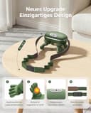 Massagegerät, 4D Nackenmassagegerät, USB Elektrische Schultermassagegerät mit Wärme, 3 Massagegrade & 2 Heizstufen, Tragbares Nacken und Schulter Shiatsu Massagegerät für Zuhause, Büro & Reise - 5