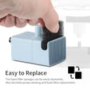 ktxaby 30 Stück Haustierbrunnenfilter Ersatz für PETKIT Eversweet 3 Pro Solo 2 Solo SE, Schaumstofffilter kompatibel Katzen Trinkbrunnen Wasserfilter Zubehör - 4