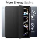 JETech Funda Magnética Desmontable para iPad Pro 13 Pulgadas M5/M4 (2025/2024) con Porta para Pencil, Carcasa Clara Giratorio Extraíble, Soporte para Retrato/Paisaje (Negro) - 7