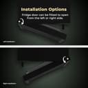 NOMAD Campervan Fridge Freezer CR50X 12/24V Integrated Refrigerator 43.4L Digital Control Panel Night Mode Reversible Door Battery Protection Ideal for Campervans Motorhomes Boats Energy Class E Black - 4