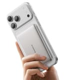 Baseus Picogo AM41 Power Bank, Ultra Slim 5000mAh Magsafe Powerbank, PD 20W de Carga Rápida, Portátil, Mini Bateria Externa Magnética con Cable USB C para iPhone 17/16/15/14/13/12, Titanio - 1