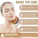 2 Pezzi Spazzola viso per il Contorno linfatico, Spazzola viso a Secco, Strumento Massaggiatore per Scolpire il Viso, Si Adatta Alla Pelle con Precisione e Allevia la Stanchezza, Mento e Mascella - 3