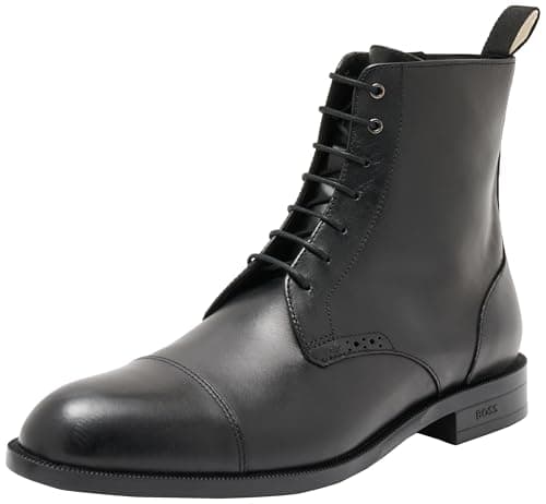 BOSS Men's Tayil_halb_brlt Half_Boot, black