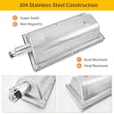 Beurbcikue Keramik Infrarot Seitenbrenner für Napoleon Prestige 500 665 450 LEX 485 Grill Ersatzteile für Napoleon S81005 Sear Burner BBQ Grill Zubehör - 4