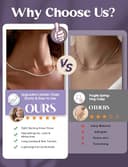 Dochais Collana Argento 925 Donna Ragazze 1mm/2mm Catenina Argento 925 Donna Sottile 41/46/51/56 cm Collane Minimaliste Regali Gioielli - 6