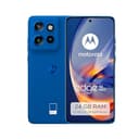 Motorola edge50 neo Smartphone (6,36"-Super-HD-Display, 50-MP-Kamera mit Moto-KI, 8/256 GB, 4310 mAh, Android 14) Nautical Blue (Veganes Kunstleder), inkl. Schutzcover - 1