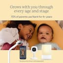 Nanit Pro Babyphone mit Kamera, Bodenständer - Baby Kamera mit 1080p Video & Audio, Schlaftrainer, WLAN, iOS/Android - Weiß - 11