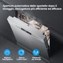 Midea MFD60S200X.1-IT Lavastoviglie Libera Installazione con 14 coperti, 8 Programmi, Display a LED, Partenza Ritardata, Funzione di Mezzo Carico, Asciugatura Extra - Inox - 6