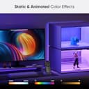 Nanoleaf Smart LED Shoe Boxes Sneaker Display Case, Stackable Shoe Storage Organizers, Collection Crate, Figures & Collectibles Showcase (4-Pack Starter Kit) - 4