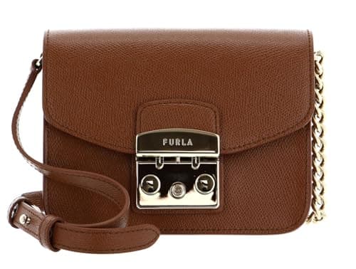 Furla Metropolis Mini Crossbody Cognac