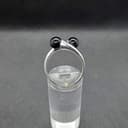 Anello in Argento Sterling Fatto a Mano Con Onice Nero Solido Timbrato 925 - 5