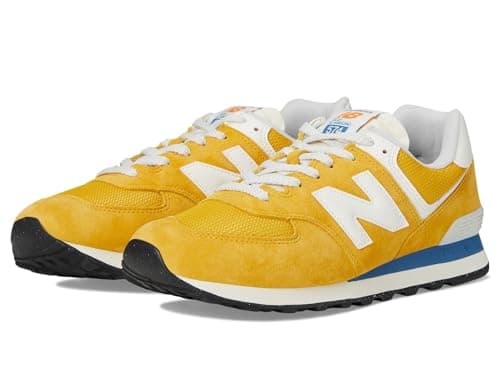 New Balance Unisex-Adult 574 V2 Sneaker, Marmalade/Sea Salt, 7 Wide Women/5.5 Men