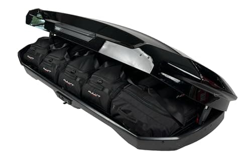 KJUST Taschen Set 5stk kompatibel mit Dachbox THULE Motion 3 XL LOW