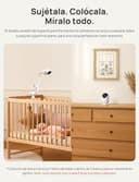 Dr.Care Smart WiFi Vigilabebés con Cámara y Clip, Pantalla 5" 1080P HD, Cámara 2K, Control por App, Alerta de Movimiento y Llanto, Visión Nocturna, Batería 5000 mAh, Audio Bidireccional, VistaView - 4