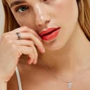 HENRYKA 925 Sterling Silver Miniature Royal Fern Leaf Necklace - 18 inch Chain | Minimal Boho Pendant | Nature Themed Gifts - 3