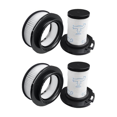 Waremax 4 Stück ErsatzFilter für Rowenta X-Force Flex 11.60 12.60 14.60 15.60 Animal RH9878 RH9898 RH9958 RH99F1 Staubsauger, Filter Ersatzteile Zubehör Vergleichbar mit ZR009007, ZR009008