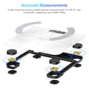 Healthkeep Smart Body Fat Scale with 13 Body Composition Metrics, Smart Digital Bathroom Weighing Scale Compatible with iOS Android, Max 400lb/180kg, 26 * 26cm - 7