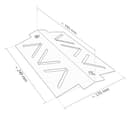 teileplus24 RE-2 Hitzereflektoren Gasgrill aus Edelstahl kompatibel mit Weber Spirit 300er 2013- | erhöht die Hitze | verringert den Gasverbrauch | gleichmäßige Wärmeverteilung - 6