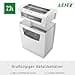 Leitz IQ Home Office Document Shredder 80090000, Cross Cut, Security Level P4, 10 Sheet Capacity, 23 L Waste Bin, White - 5