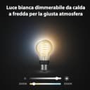 Philips Hue White Ambiance, Lampadina Smart Filamento, Luce Bianca da Calda a Fredda, E27, 7W, Dimmerabile, Bluetooth - 2