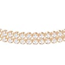 Swarovski Pulsera Subtle para Mujer, Con Baño Tono Oro Rosa, Cristales Blancos, Colección Swarovski Subtle - 3