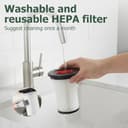2 Stück Ersatzfilter und Staubsauger Filter Fusselschutz für Bosch Unlimited Gen2 Serie 8, HEPA Staubsauger Filter Zubehör Kompatibel mit Bosch 12036642/12023349, mit Reinigungsbürste - 6