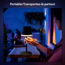 Philips Hue Go Smart Portable Table Lamp [Downlight - Black] White & Colour Ambiance LED & Smart Plug for Smart Home Automation. Works with Alexa, Google Assistant and Apple Homek - 3