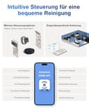ECOVACS DEEBOT T30C Omni Gen2, Saugroboter mit Wischfunktion, 25.000 Pa, OZMO Turbo 2.0 Wischen, ZeroTangle 3.0 Anti-Verheddern, TruEdge 2.0 Kantenreinigung, Omni-Station, 75°C Moppwäsche, Schwarz - 8