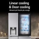 LG GSXV80PZLE Frigorifero Americano Side by Side InstaView Total No Frost con Congelatore, 635 L, Door Cooling, Linear Cooling, Compressore Lineare Inverter - Frigo Smart con Wi-Fi e Freezer - 6