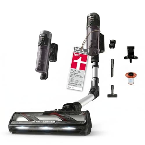 Rowenta X-Force Flex 13.60, kabelloser Akku-Staubsauger, Allergiker-Modell, tiefe Reinigungskraft, Flex-Gelenk, 150 Air Watt, bis zu 60 Minuten Laufzeit, Made in France, RH9A36WV