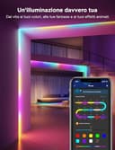 Govee Striscia LED 20M, RGBIC LED Strisce con Controllo a Segmenti, Sincronizzazione Musicale, 64 Modalità Scena, Controllabile tramite App, Cambio Colore, per Casa, 2 Rotoli di Strisce da 10m - 5
