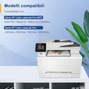 Palmtree 203X Toner Compatible para HP 203X para HP 203A 203 CF540X CF540A Toner para Color Laserjet Pro MFP M281fdw M254dw M254nw M281fdn M280nw M281cdw M254dn Negro Cian Magenta Amarillo - 4