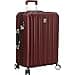 Delsey Luggage Helium Titanium 63,5 cm espandibile Spinner Trolley, Rosso Ciliegia, Checked-Medium 25 Inch, Valigia espandibile Hardside in titanio con ruote girevoli - 1