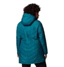 Columbia Long Hooded Jacket Heavenly-Chaqueta Larga con Capucha, Azul (Azul Río), M para Mujer - 6
